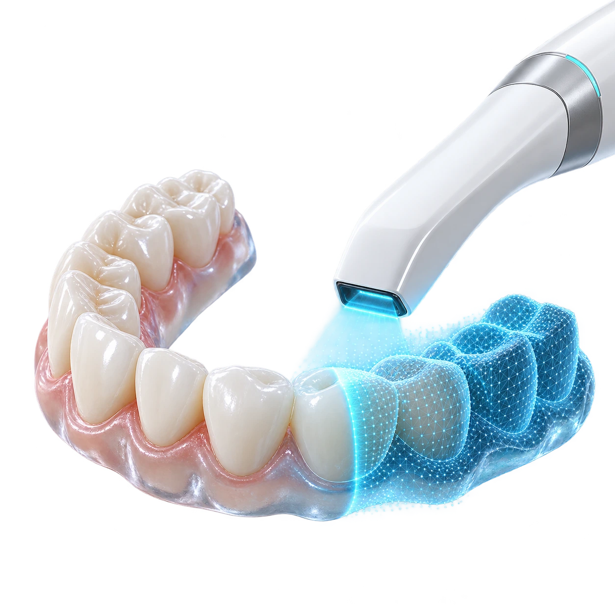 Scanner intraorale e trasformazione dell’arcata dentale in un modello digitale